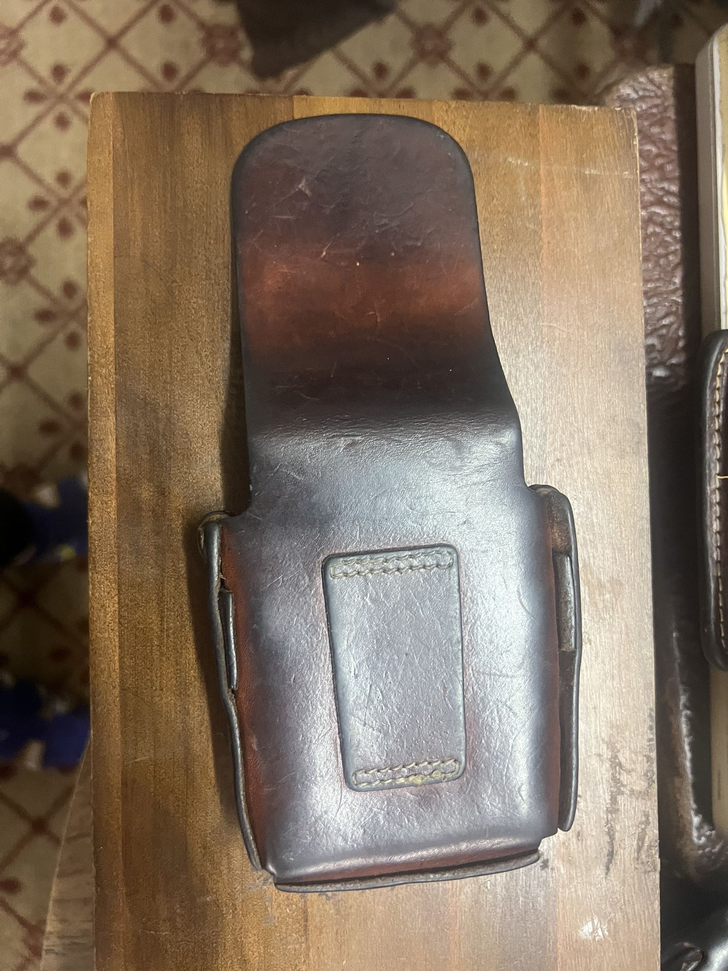 Vintage Leather Cigarette Case - Wallet