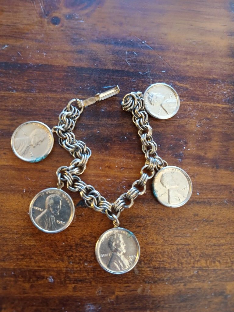 1954 And 1956 Bracelet Vintage