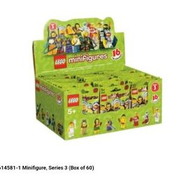 Lego Minifigures Series 3 (Box of 60) (contact info removed)