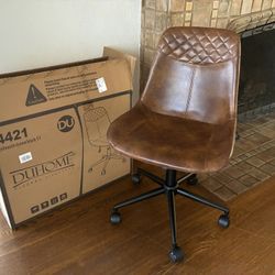 Brand NEW Leather Desk/Task Adjustable Chair