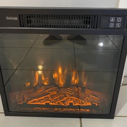 Wall Mounted Electric Fire Place with Remote Control.