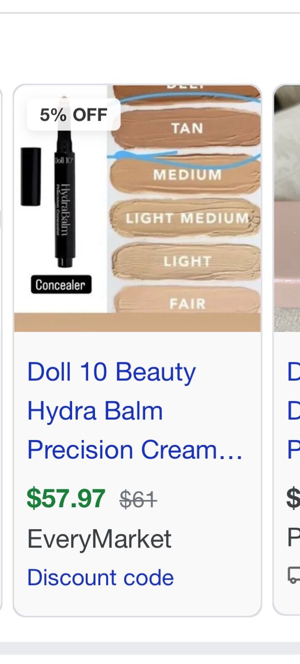 Doll 10 Hydrabalm precision concealer