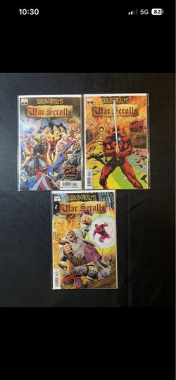 Marvel War of the Realms War Scrolls 2019 #1-3 NM/VF Complete Comic Lot Run Thor