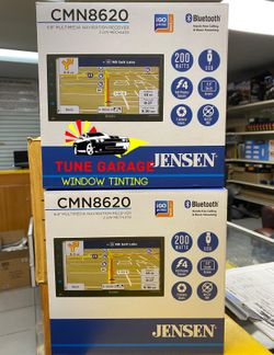 Jensen CMN8620 6.8" Touchscreen Double DIN Navigational Mechless Receiver