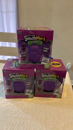 Smush mart scented grapes squishy toy