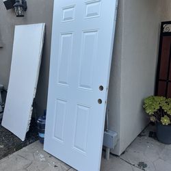 Masonite 36" 36" × 80" x 1-3/4" 6 Panel Slab Steel