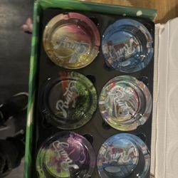 Brand New 6 Pack Case Of  Runts  Ashtrays New 