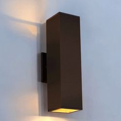 Dusk to Dawn Outdoor Sconce, Patio Wall Light Fixture, Oil Bronze Anti Rust Waterproof Outdoor Wall Light
