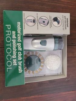 Brand new motorized golf club cleaner