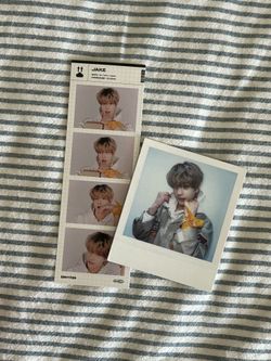 Enhypen JAKE 2022 GGU GGU Pagkage Polaroid and photo stripe