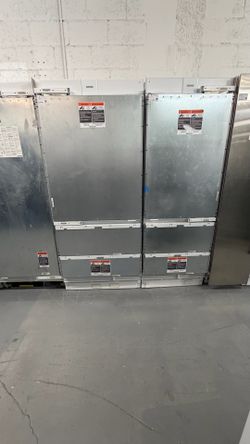 ❄️ Sub-Zero Designer Panel Ready Refrigerator + Freezer Package  Models: DET3650RID/L (36” Refrigerator) + DET3050FI/R (30” Freezer) Condition: Brand 