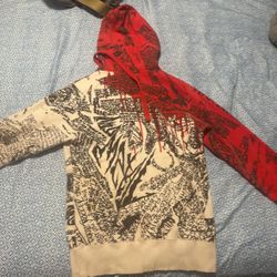 Fox Graphic Red And Black Jacket