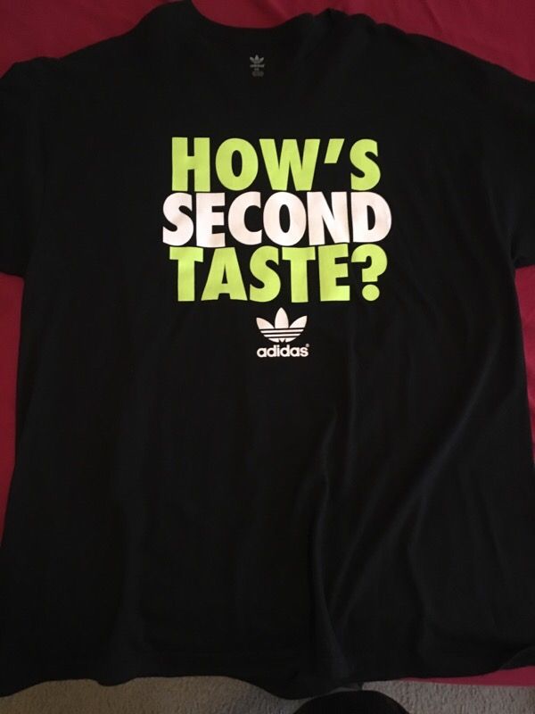 ADIDAS Black & Neon 2XL T-Shirt