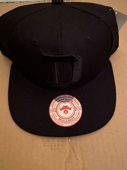 Detroit Black D Hat