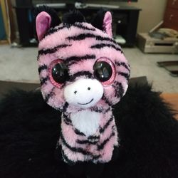 Ty Pink Zebra Stuffed Animal 