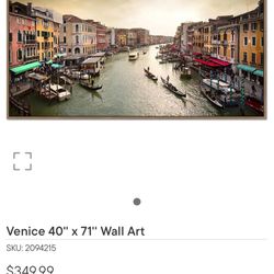 Venice 40'' x 71'' Wall Art