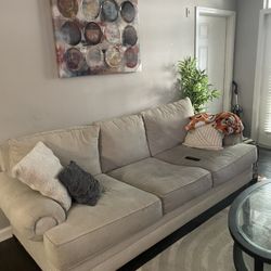 Beige Sofa 