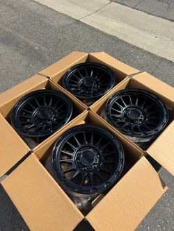 KMC KM542 Impact 6x5.5 17” Wheels Black