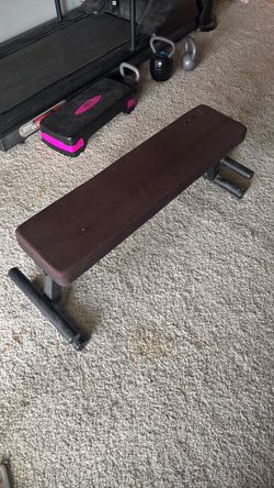 Folding weight bench gym exercise