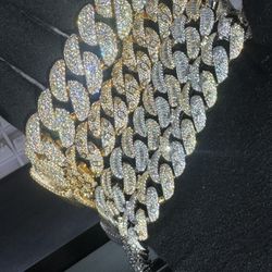 Gold Moissanite Cuban Bracelets – Thick, Heavy & Exotic Styles | 925 Silver | Tester Approved