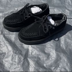 All Black T.U.K Platform Sneaker Shoes Creepers