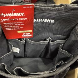 New Husky Black large Utility pouch 