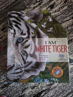 "I AM WHITE TIGER" 300PC Jigsaw Puzzle.