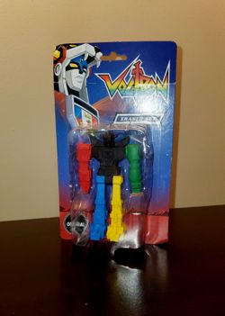 Voltron Eraser Set on Card