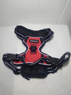 BARKBAY No Pull DOG HARNESS  Red Size Small - New