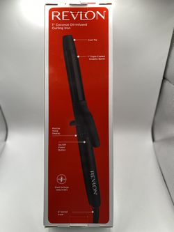 Curling Iron Coconut Oil-Infused 