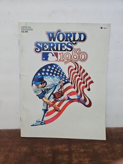 1980 world Series program in chandler