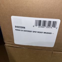 Moen 84022SRN Ronan Spot Resist Brushed Nickel Two-Handle 4" Centerset Modern