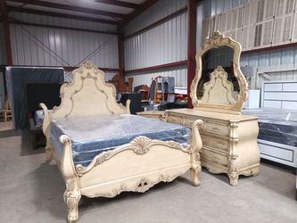 Queen Bedroom Set with New Mattress for 600!!