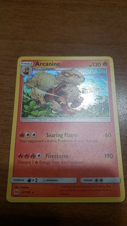Arcanine pokemon cards