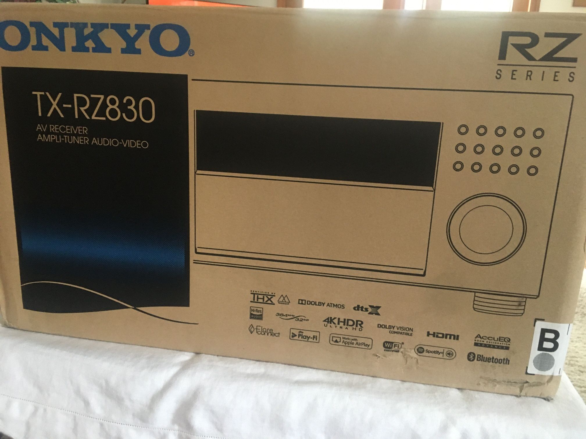 Onkyo TX-RZ830 AV Home Theater Receiver