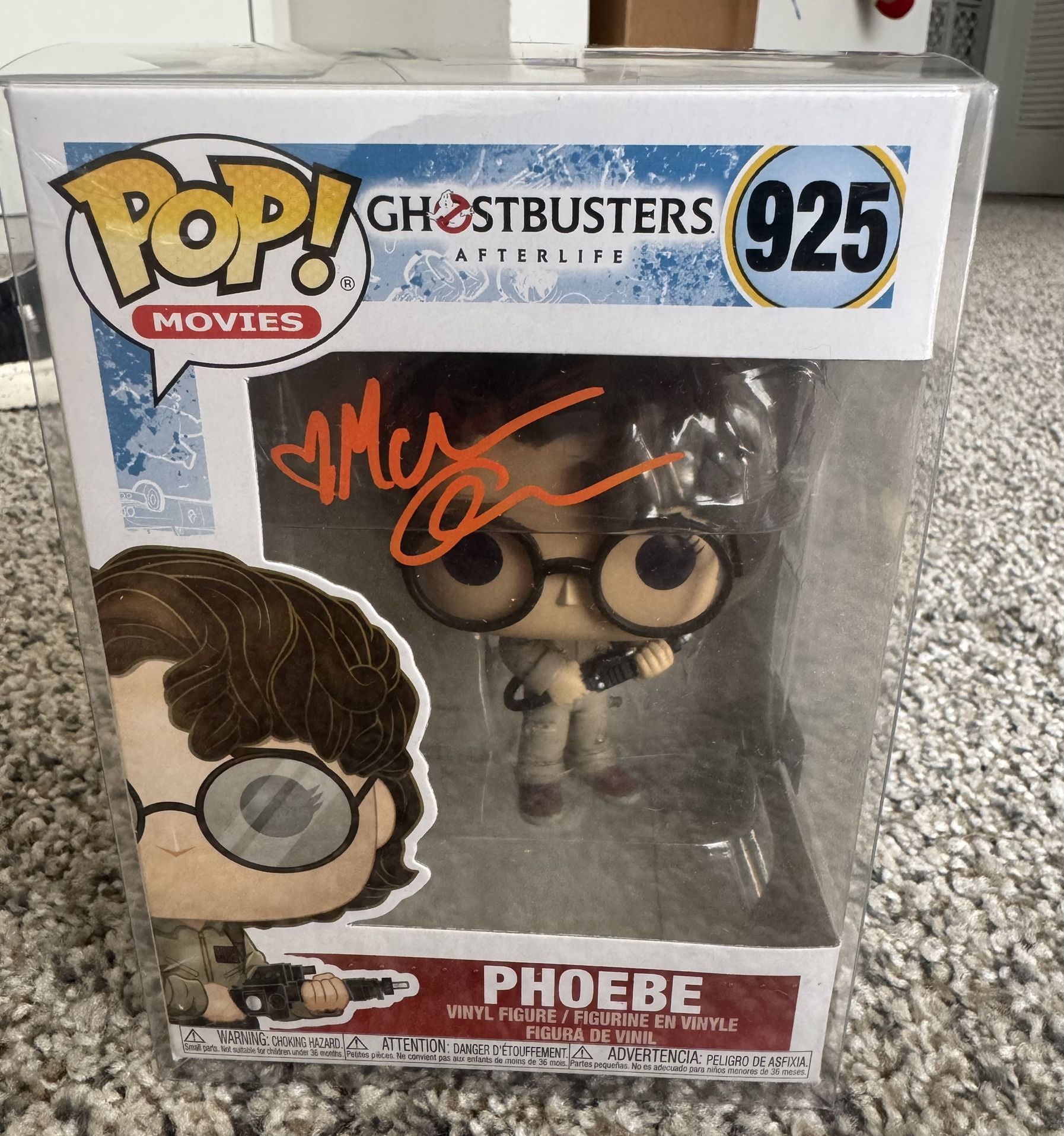 McKenna Grace Ghost Busters Afterlife Autographed Phoebe Funko Pop . 
