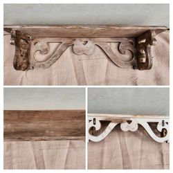 Wooden Shelf, 1 Piece, Shabby Chic Style
