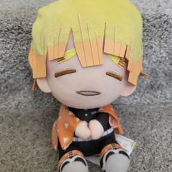 Agatsuma Zenitsu Demon Slayer Plush Toy 