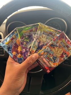 DRAGON BALL SUPER ULTIMATE SQUAD SEALED BOOSTER PACKS ART SET