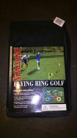 Flying ring golf