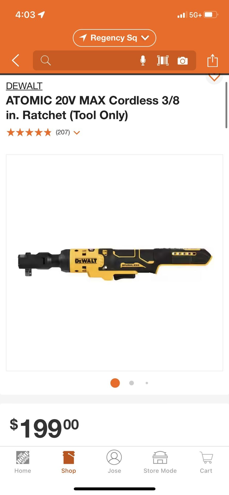 Dewalt Ratchet 20v