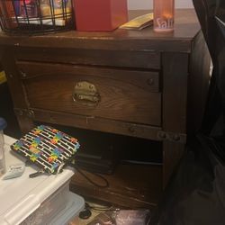Brown Nightstand 