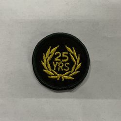 Vintage 25 Years Congolese Military Badge 