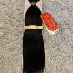 100% human Hair Yaki Bulk 1B 16” Long