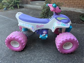 Barbie powerwheels quad