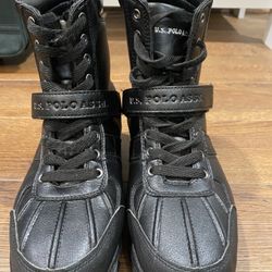 U.S.Polo Assn. Black Boots Mens Size 9.5