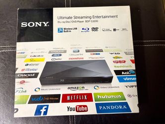 Sony Blue Ray DVD Player, $35