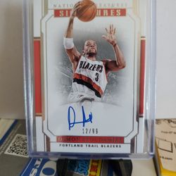 Blazers Damon Stoudemire Certified Autograph Card