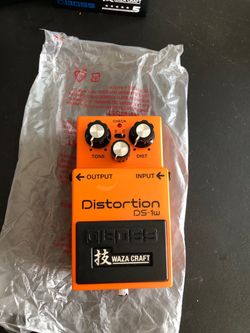 BOSS Japan WAZA Craft DS-1w Distortion pedal