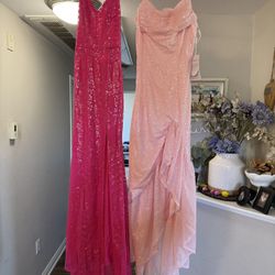 ~ “PRICE DROP” 2 BRAND NEW PROM DRESSES SIZE 0-2 ~